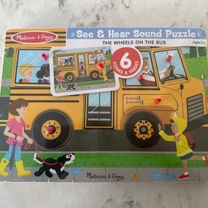 New! Melissa and Doug Wheels on the Bus Puzzle